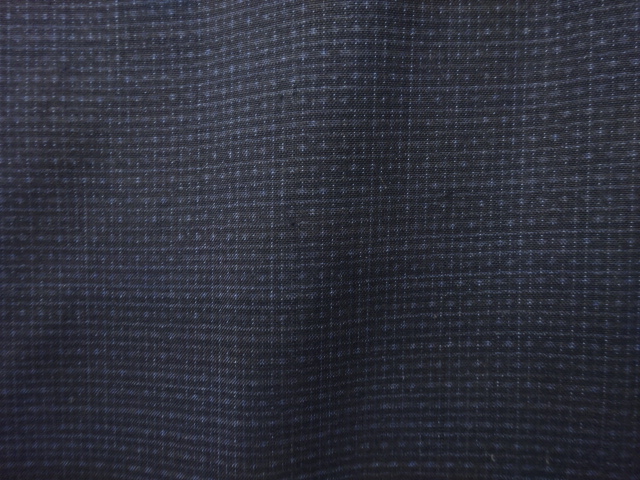 JAPANESE KIMONO / ANTIQUE MENS KIMONO / SILK / DORO OSHIMA TSUMUGI / WOVEN GRID